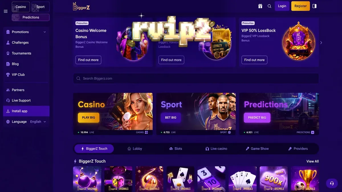 Antarmuka platform taruhan digital dengan fokus pada transparansi dan keamanan pengguna.